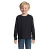 T-shirt Éco-responsable et Confortable 190g pour Enfant - IMPERIAL LSL Taille textile : 4XL Couleurs : noir profond impression l
