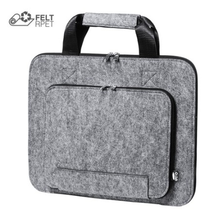 Porte-Documents Éco-responsable Pratique Personnalisé pas cher - Tanil Matières : PET recyclé Couleurs : gris personnalisable av