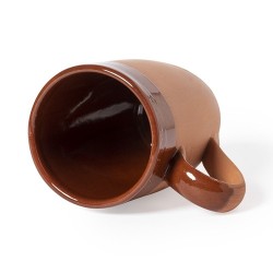 Mug Éco-responsable Personnalisé Pas Cher - Lixus Couleurs : marron Matières : argile