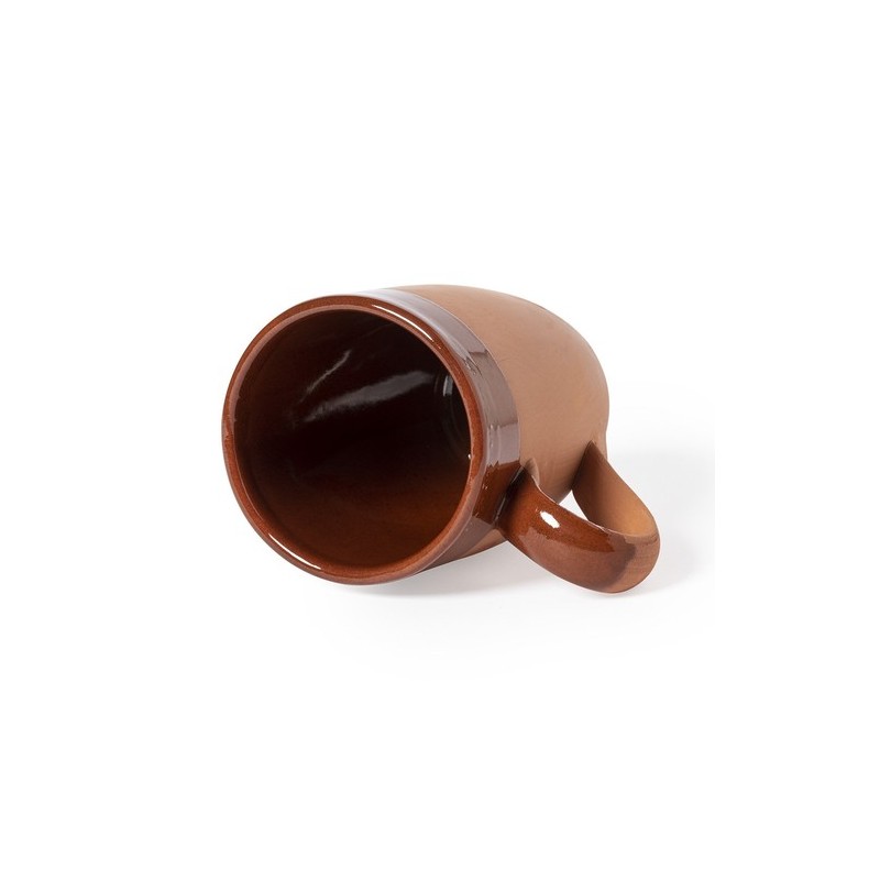 Mug Éco-responsable Personnalisé Pas Cher - Lixus Couleurs : marron Matières : argile
