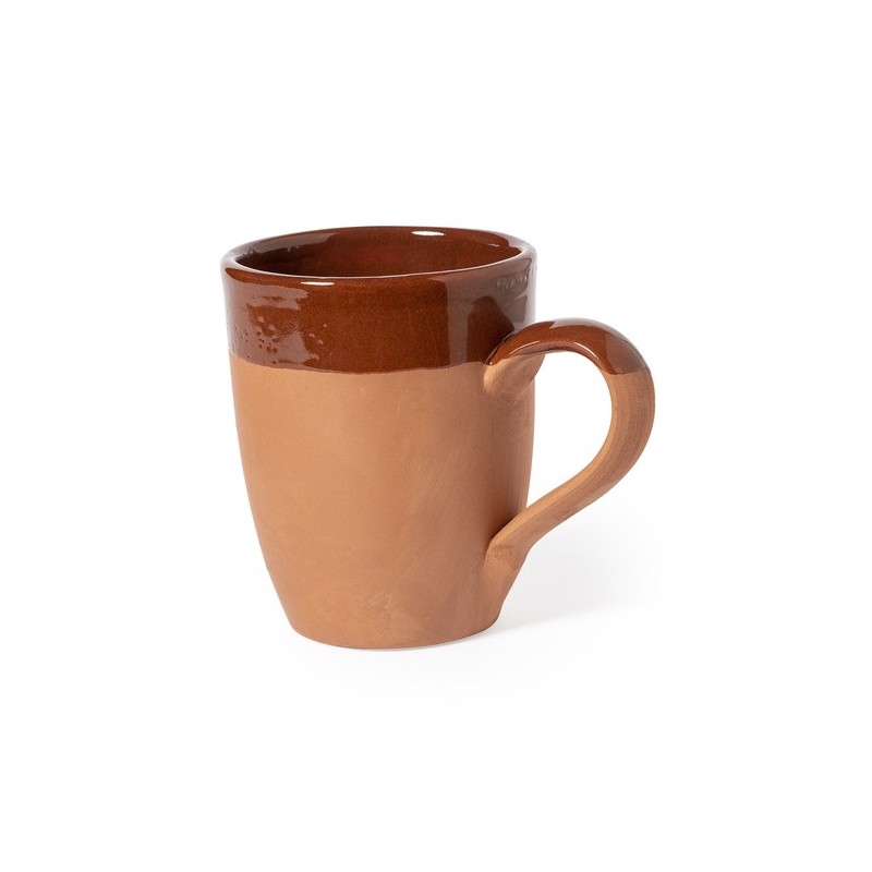 Mug Éco-responsable Personnalisé Pas Cher - Lixus Couleurs : marron Matières : argile cadeau entreprise pas cher