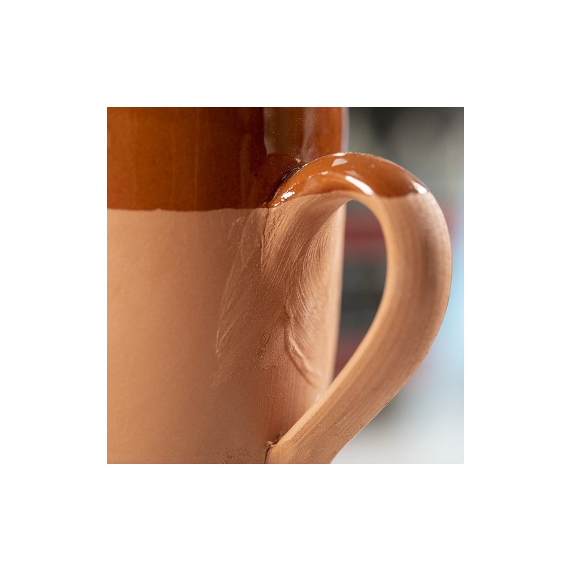 Mug Éco-responsable Personnalisé Pas Cher - Lixus Couleurs : marron Matières : argile goodies publicitaire événementiel