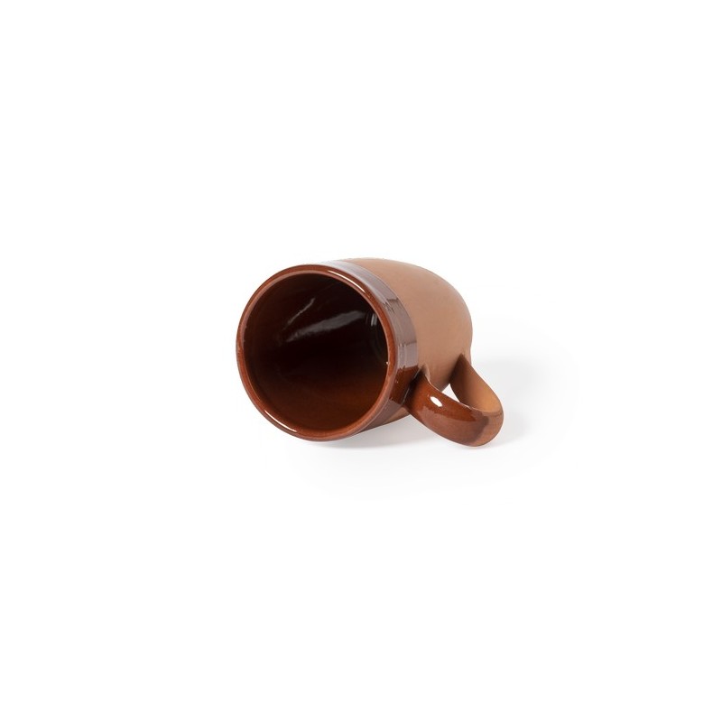 Mug Éco-responsable Personnalisé Pas Cher - Lixus Couleurs : marron Matières : argile cadeau collaborateur premium