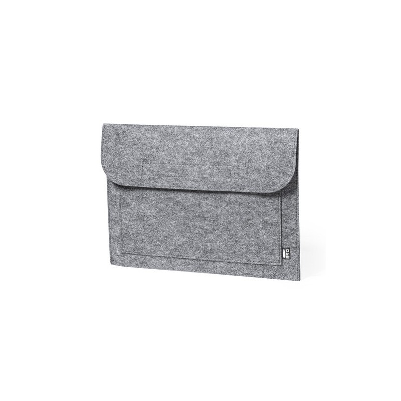 Housse Éco-responsable Personnalisée pour Ordinateur Portable Novac pas cher Matières : PET recyclé Couleurs : gris cadeau entre