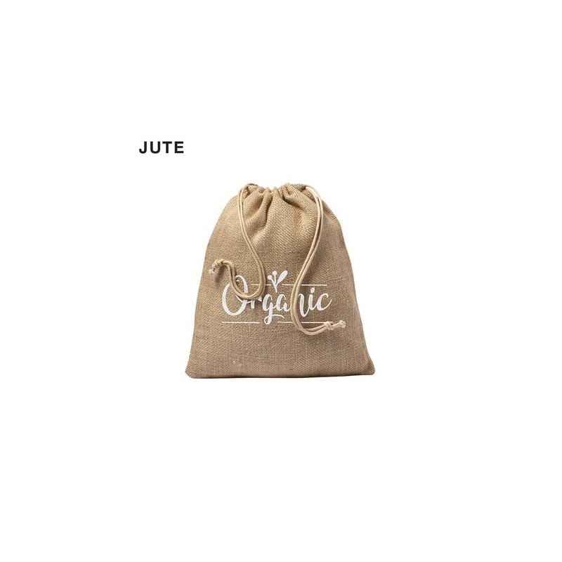 Sac en Jute Personnalisé Éco-responsable Idéal pour Votre Marque - Vagan Matières : jute goodies publicitaire événementiel