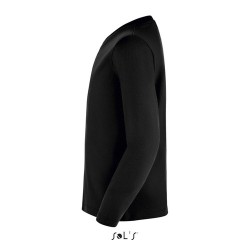 T-shirt Éco-responsable et Confortable 190g pour Enfant - IMPERIAL LSL Taille textile : L Couleurs : noir profond impression hau