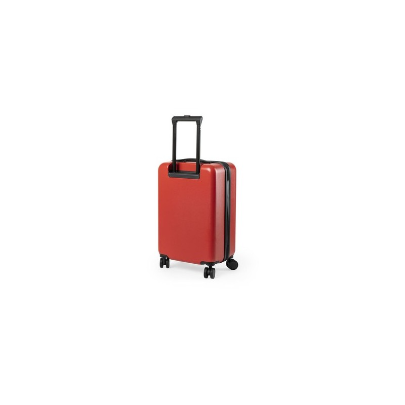 Trolley Personnalisé Sécurisé et Résistant - Valise Hessok Pas Cher Matières : Polycarbonate (PC) Couleurs : rouge personnalisat