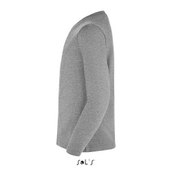 T-shirt Éco-responsable et Confortable 190g pour Enfant - IMPERIAL LSL Taille textile : L Couleurs : gris chiné cadeau entrepris