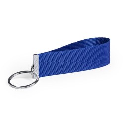 Porte-Clés Personnalisé Publicitaire Tofin Matières : polyester Couleurs : bleu objet promotionnel éco-responsable