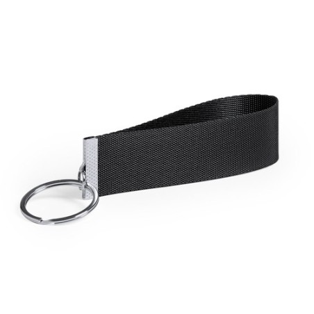 Porte-Clés Personnalisé Publicitaire Tofin Matières : polyester Couleurs : bleu marquage laser ultra précis