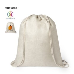 Sac à Dos Éco-responsable et Pratique Sublimation Lizcom Matières : polyester Couleurs : naturel 2
