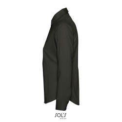 Chemise Femme Personnalisée 140g Confortable pas cher - EDEN Taille textile : L Couleurs : noir personnalisation sur mesure