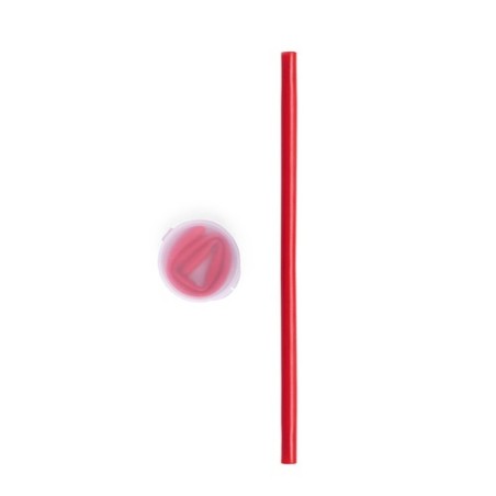 Paille réutilisable  personnalisable - Parix Matières : silicone Couleurs : blanc personnalisation sur mesure