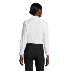 Chemise Femme Personnalisée 140g Confortable pas cher - EDEN Taille textile : 3XL Couleurs : blanc impression haute définition