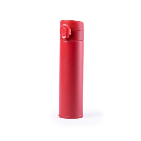 Bouteille isotherme  personnalisée - Thermo Poltax Matières : acier inoxydable Couleurs : gris personnalisation sur mesure