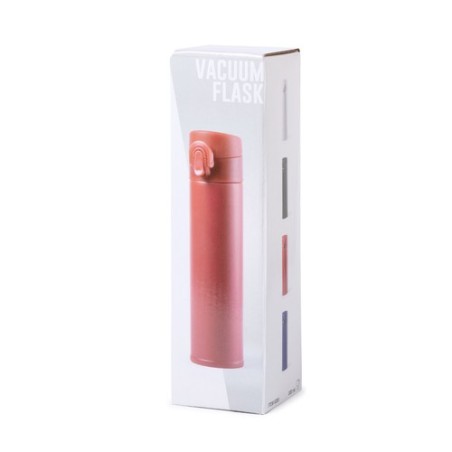 Bouteille isotherme  personnalisée - Thermo Poltax Matières : acier inoxydable Couleurs : gris personnalisation rapide en France