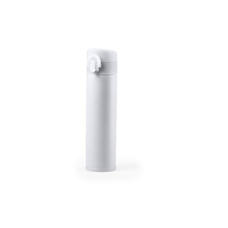 Bouteille isotherme  personnalisée - Thermo Poltax Matières : acier inoxydable Couleurs : bleu personnalisation sur mesure