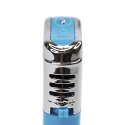 Briquet Rechargeable Personnalisé - Cadeaux Idéaux à Petit Prix Couleurs : bleu clair impression haute définition