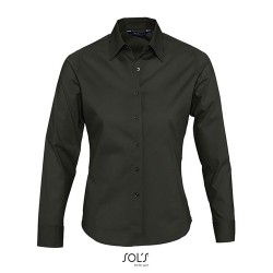 Chemise Femme Personnalisée 140g Confortable pas cher - EDEN Taille textile : S Couleurs : noir cadeau entreprise pas cher