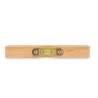 Niveau à bulle et décapsuleur personnalisé pratique SPIREN Matières : bambou Couleurs : bois impression haute définition