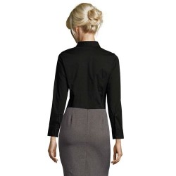 Chemise Femme Personnalisée 140g Confortable pas cher - EDEN Taille textile : XL Couleurs : noir marquage laser ultra précis