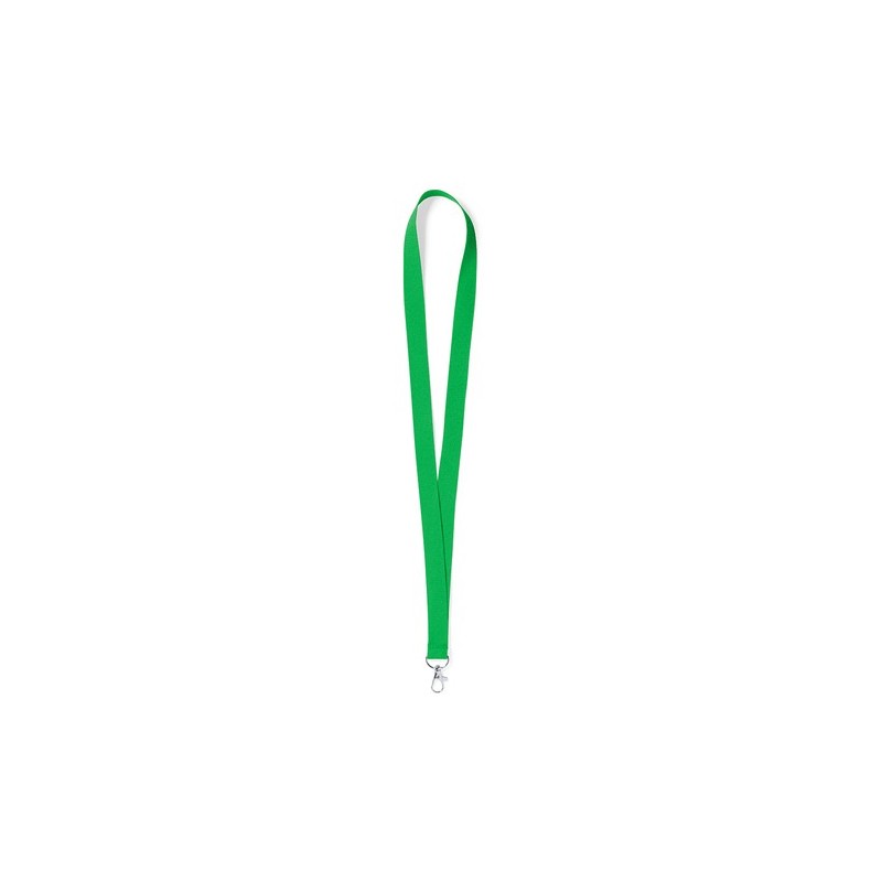 Lanyard Personnalisé Éco-responsable - Goodies Publicitaires Matières : polyester Couleurs : vert clair personnalisable avec vot