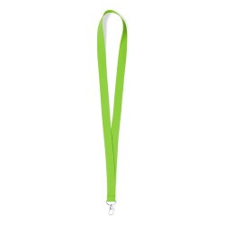 Lanyard Personnalisé Éco-responsable - Goodies Publicitaires Matières : polyester Couleurs : vert personnalisation sur mesure