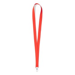 Lanyard Personnalisé Éco-responsable - Goodies Publicitaires Matières : polyester Couleurs : jaune cadeau entreprise pas cher