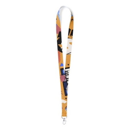 Lanyard Personnalisé Éco-responsable - Goodies Publicitaires Matières : polyester Couleurs : bleu goodies personnalisé en stock
