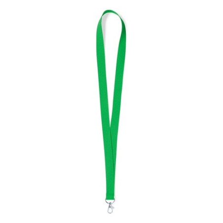 Lanyard Personnalisé Éco-responsable - Goodies Publicitaires Matières : polyester Couleurs : bleu marquage couleur éclatante