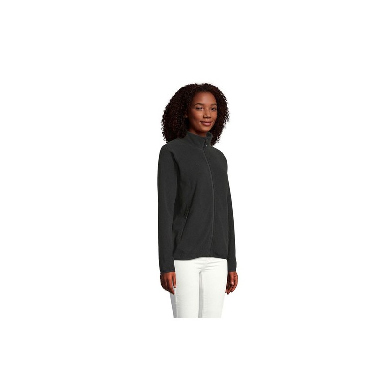 Veste Éco-responsable Personnalisée Femme 280g - Sol's Factor Taille textile : XL Couleurs : noir objet publicitaire robuste