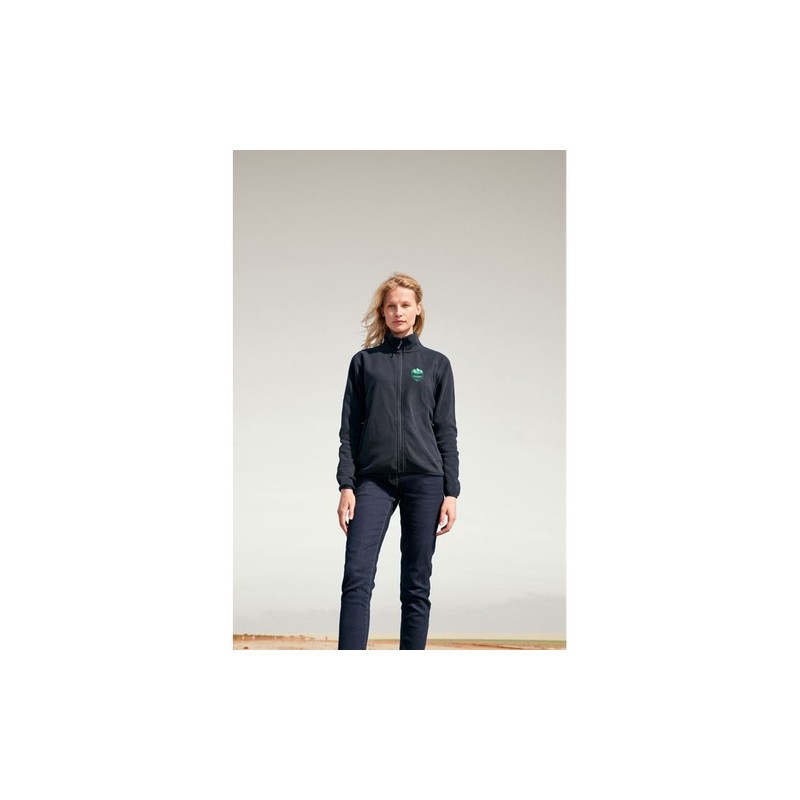 Veste Éco-responsable Personnalisée Femme 280g - Sol's Factor Taille textile : XL Couleurs : noir goodies personnalisé en stock
