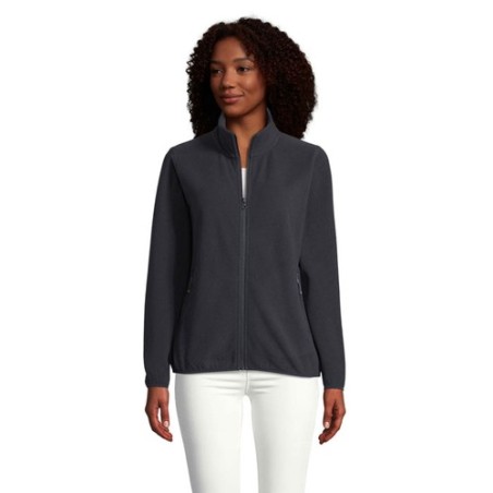 Veste Éco-responsable Personnalisée Femme 280g - Sol's Factor Taille textile : S Couleurs : bleu marine cadeau collaborateur pre