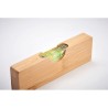 Niveau à bulle et décapsuleur personnalisé pratique SPIREN Matières : bambou Couleurs : bois objet promotionnel éco-responsable