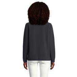 Veste Éco-responsable Personnalisée Femme 280g - Sol's Factor Taille textile : XL Couleurs : bleu marine impression logo haute q