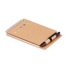 Carnet pratique  avec stylo et feuillets MULTIBOOK Matières : papier Couleurs : beige personnalisable avec votre logo