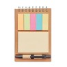 Carnet pratique  avec stylo et feuillets MULTIBOOK Matières : papier Couleurs : beige goodies publicitaire événementiel