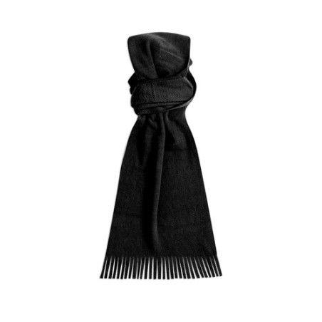 Écharpe Personnalisable en Polar - Accessoire Mode Matières : polaire Couleurs : noir personnalisable avec votre logo