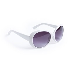 Lunettes de Soleil Personnalisées UV400 Économiques Bella Couleurs : blanc