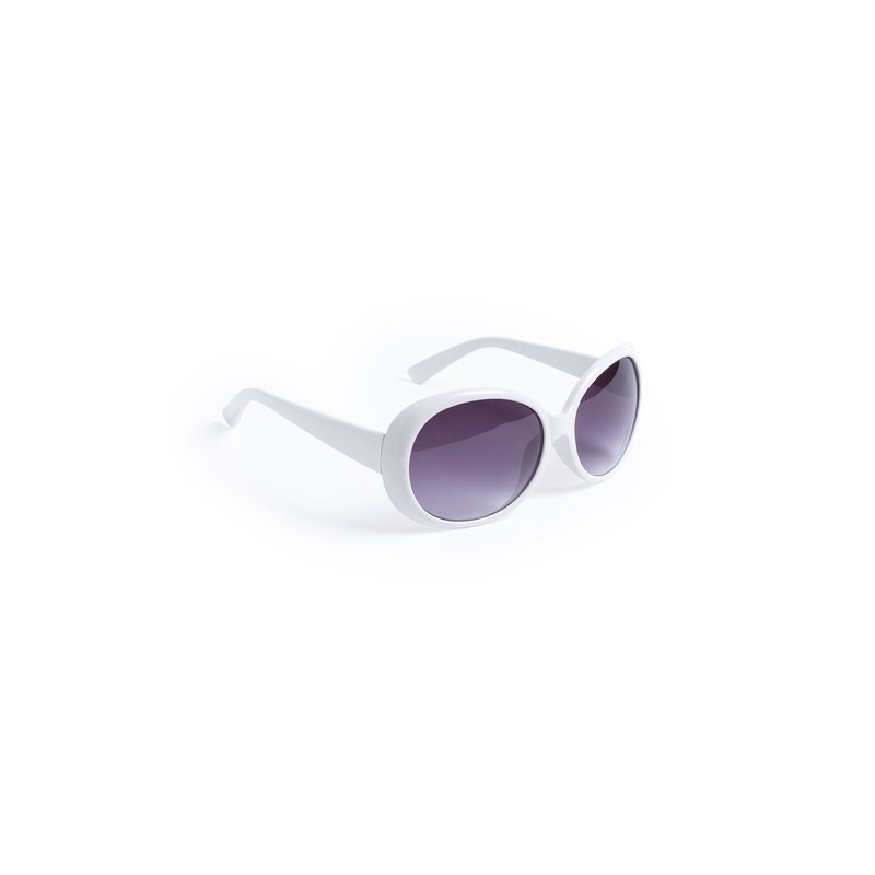 Lunettes de Soleil Personnalisées UV400 Économiques Bella Couleurs : blanc