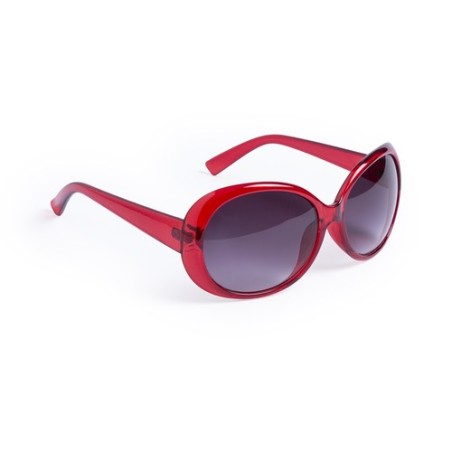 Lunettes de Soleil Personnalisées UV400 Économiques Bella Couleurs : rouge cadeau entreprise pas cher