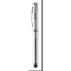 Stylet pointeur laser publicitaire  TRIOLUX Matières : métal Couleurs : argenté mat impression haute définition