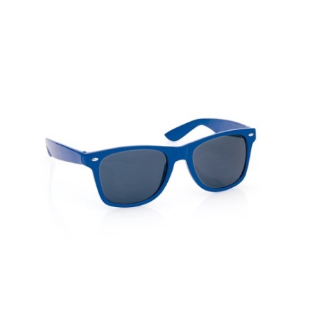 Lunettes de Soleil Personnalisées UV400 Économiques Xaloc Couleurs : rouge marquage laser ultra précis