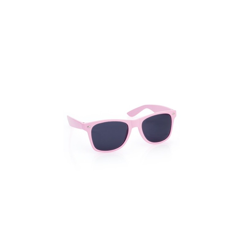 Lunettes de Soleil Personnalisées UV400 Économiques Xaloc Couleurs : rose marquage laser ultra précis