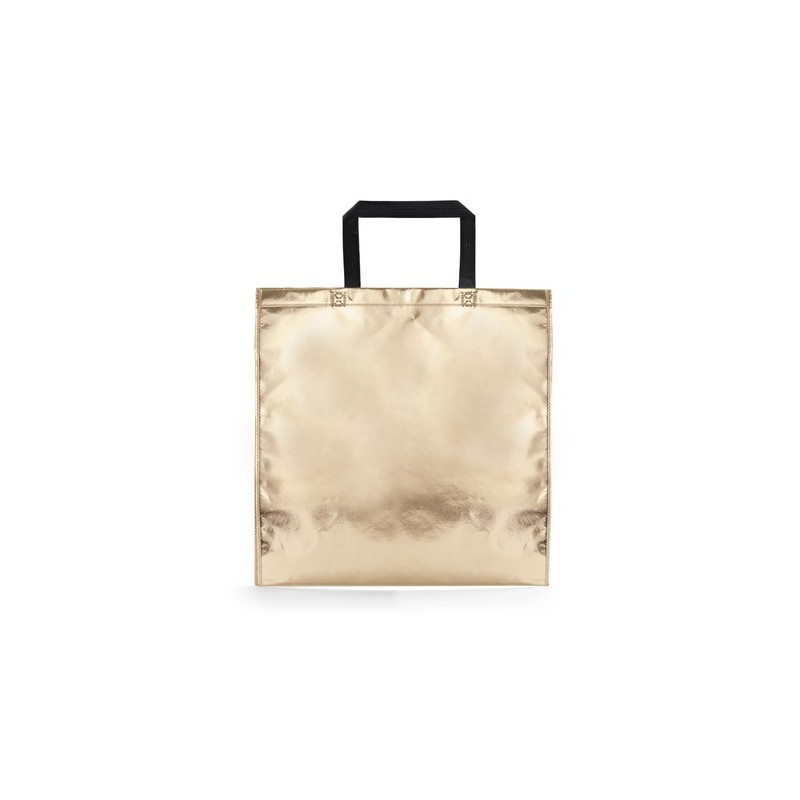 Sac Personnalisé de Shopping Éco-responsable Poznan Matières : polypropylène (PP) Couleurs : doré personnalisable avec votre log