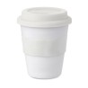 Gobelet  et pratique en PP avec couvercle en silicone - ASTORIA Matières : polypropylène (PP) Couleurs : blanc cadeau entreprise