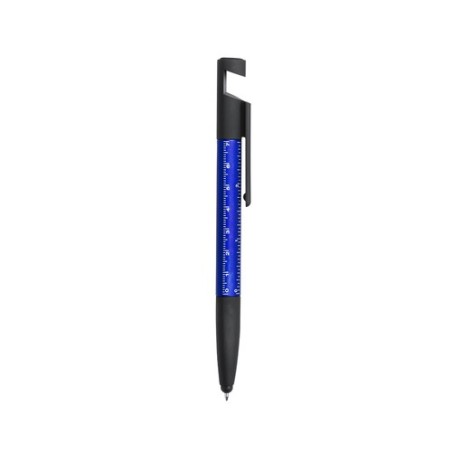 Stylo Multifonction Personnalisé 7 en 1 Éco-responsable Payro Couleurs : noir marquage laser ultra précis