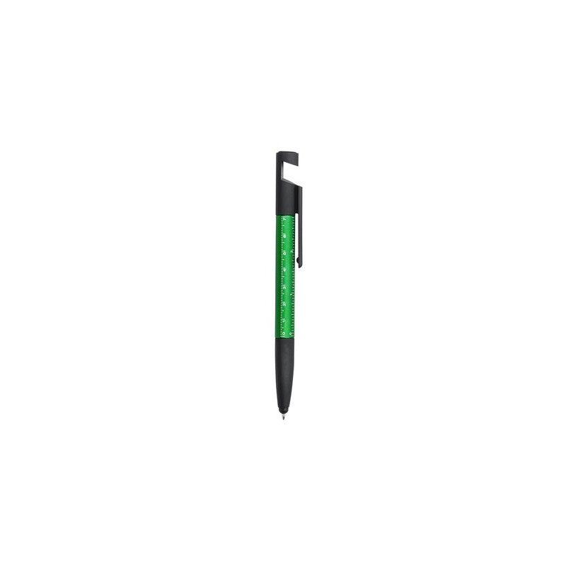 Stylo Multifonction Personnalisé 7 en 1 Éco-responsable Payro Couleurs : rouge objet promo petit budget