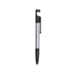 Stylo Multifonction Personnalisé 7 en 1 Éco-responsable Payro Couleurs : rouge goodies publicitaire durable