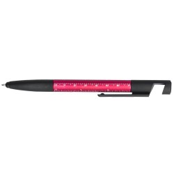 Stylo Multifonction Personnalisé 7 en 1 Éco-responsable Payro Couleurs : rouge objet promo petit budget